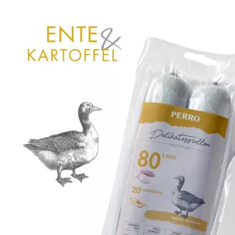   PERRO Select Plus Prémium Kutyapárizsi - Kacsa & Krumpli - 2 x 400 g