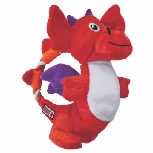 kong-dragon-sarkany-knots-kutyajatek-piros